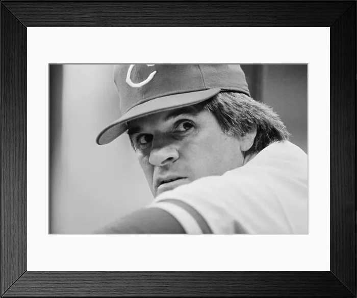 Framed Print : Cincinnati Reds Player Pete Rose Framed Print : Cincinnati Reds Player Pete Rose
