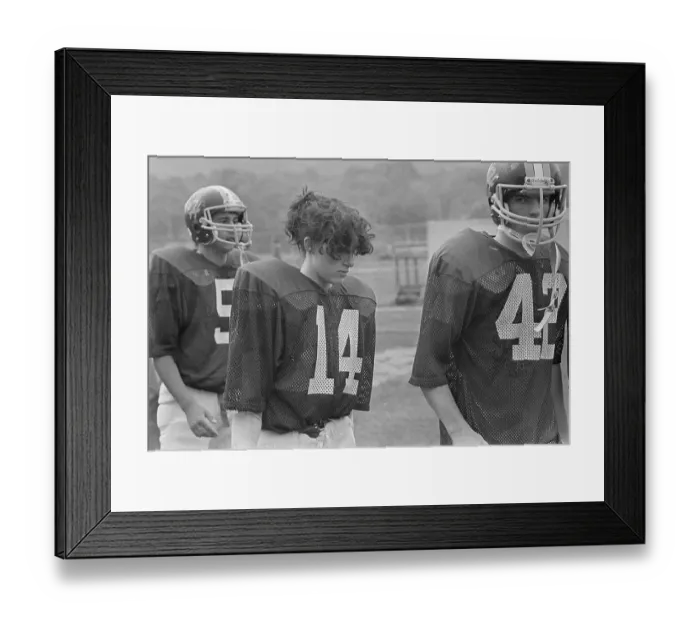 Framed Print : Female Football Player Framed Print : Female Football Player