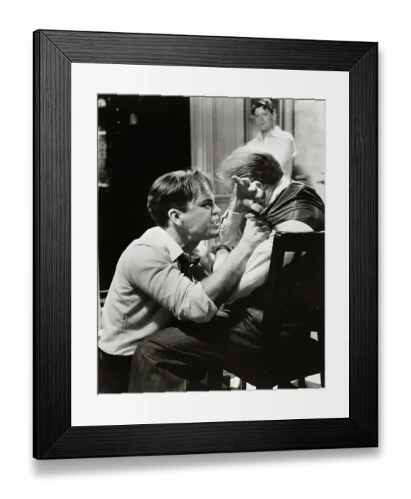 Framed Print : John Malkovich Grabbing Dustin Hoffman Framed Print : John Malkovich Grabbing Dustin Hoffman