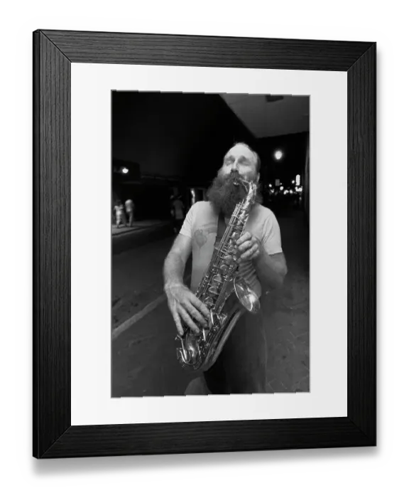 Framed Print : Gospel saxophone player Christopher Mason Framed Print : Gospel saxophone player Christopher Mason