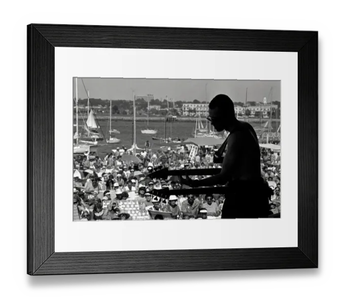 Framed Print : Jazz Musican at Newport Festival Framed Print : Jazz Musican at Newport Festival