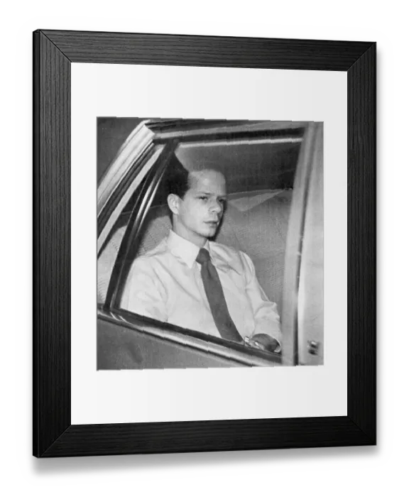 Framed Print : Spy Michael Walker Inside Automobile Framed Print : Spy Michael Walker Inside Automobile