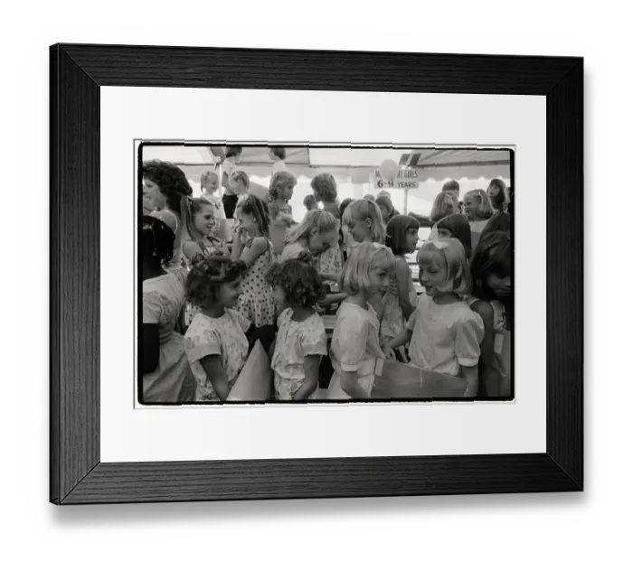 Framed Print : Twin Girls at Festival Framed Print : Twin Girls at Festival