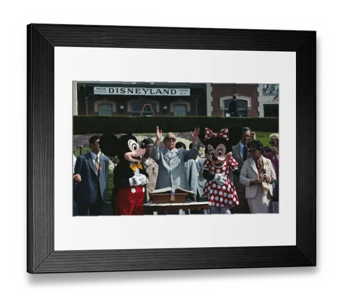 Framed Print : Chinese President at Disneyland Framed Print : Chinese President at Disneyland