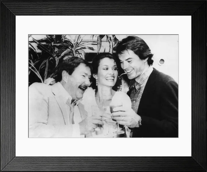 Framed Print : Robert Urich, Barbara Stock and Robert Parker Framed Print : Robert Urich, Barbara Stock and Robert Parker
