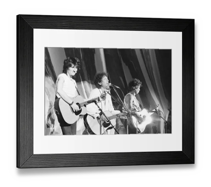 Framed Print : Dylan and Stones at Live Aid Framed Print : Dylan and Stones at Live Aid
