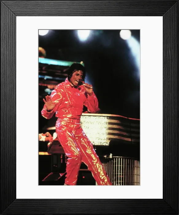 Framed Print : Michael Jackson Performing on Stage Framed Print : Michael Jackson Performing on Stage