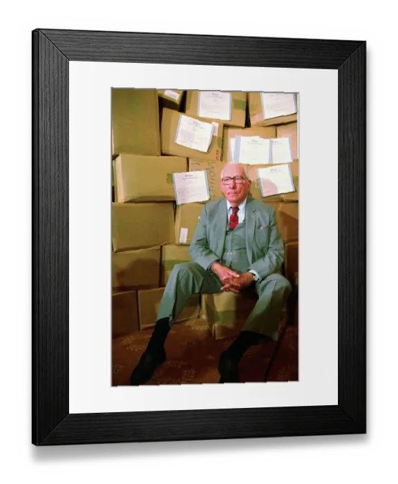 Framed Print : Claude Pepper Sitting Framed Print : Claude Pepper Sitting
