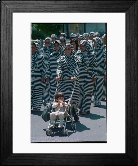 Framed Print : Iranians Protesting Framed Print : Iranians Protesting