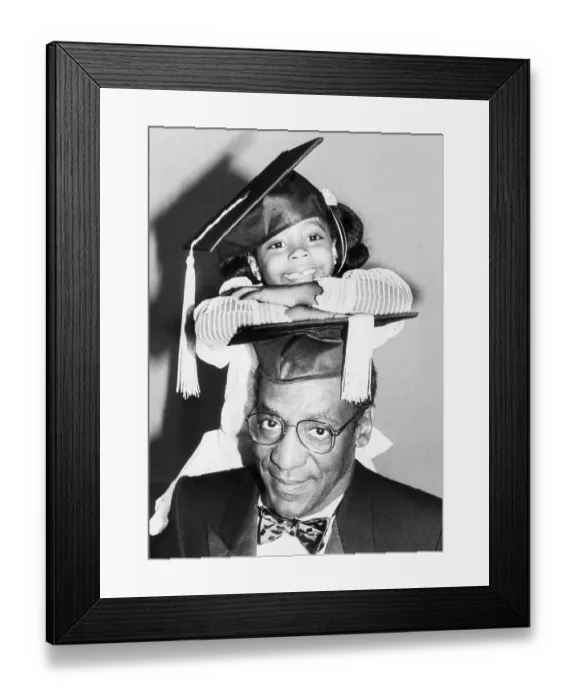 Framed Print : Bill Cosby and Keshia Knight Pulliam Framed Print : Bill Cosby and Keshia Knight Pulliam