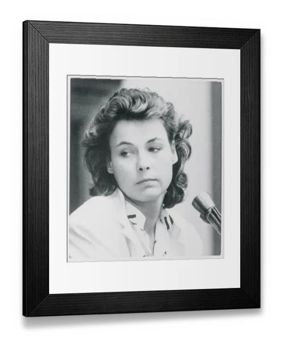 Framed Print : Portrait of Laurie Kneissl Framed Print : Portrait of Laurie Kneissl