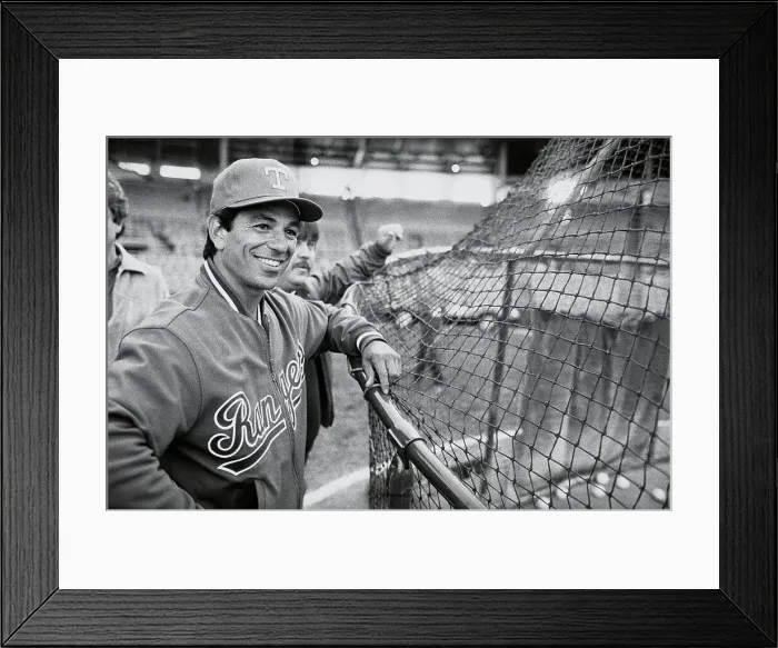 Framed Print : Bobby Valentine Observing Batting Practice Framed Print : Bobby Valentine Observing Batting Practice