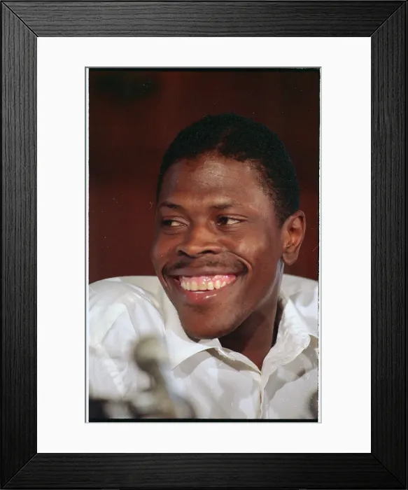 Framed Print : Parick Ewing Smiling Framed Print : Parick Ewing Smiling