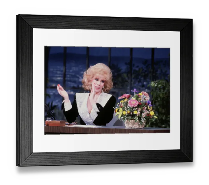 Framed Print : Joan Rivers Hosting the Tonight Show Framed Print : Joan Rivers Hosting the Tonight Show