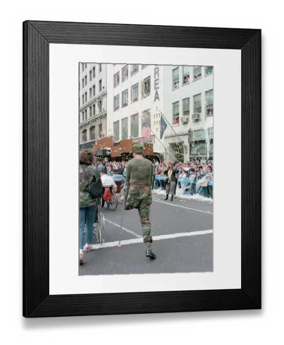 Framed Print : Handicapped Veterans at Parade Framed Print : Handicapped Veterans at Parade