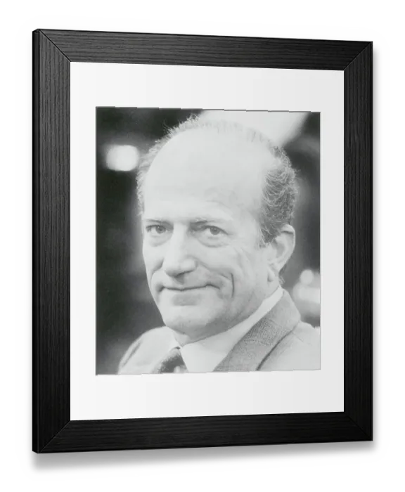 Framed Print : Portrait of Claus von Bulow Framed Print : Portrait of Claus von Bulow
