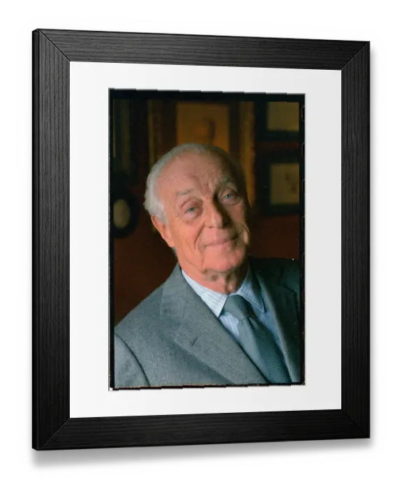 Framed Print : Portrait of Baron Guy de Rothschild Framed Print : Portrait of Baron Guy de Rothschild