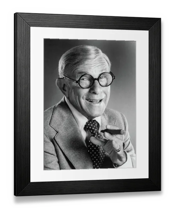 Framed Print : George Burns Framed Print : George Burns