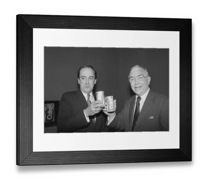 Framed Print : Toasting With New Coke Framed Print : Toasting With New Coke