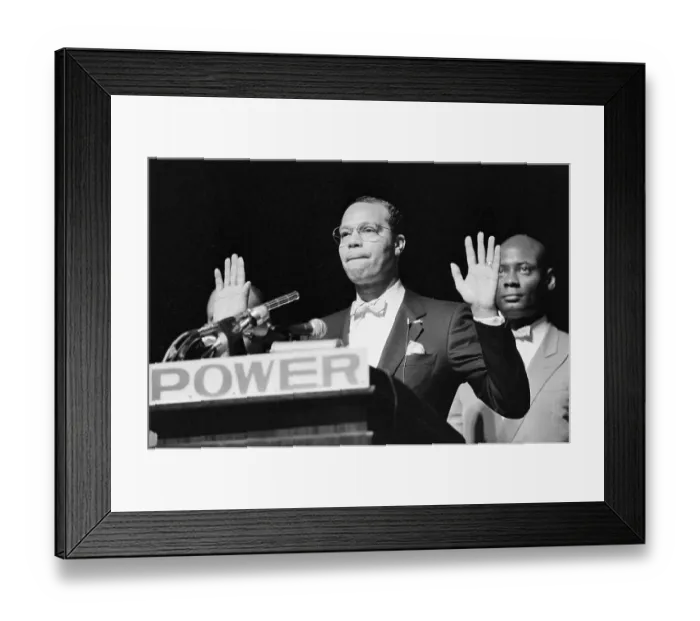 Framed Print : Louis Farrakhan Speaks in Boston Framed Print : Louis Farrakhan Speaks in Boston
