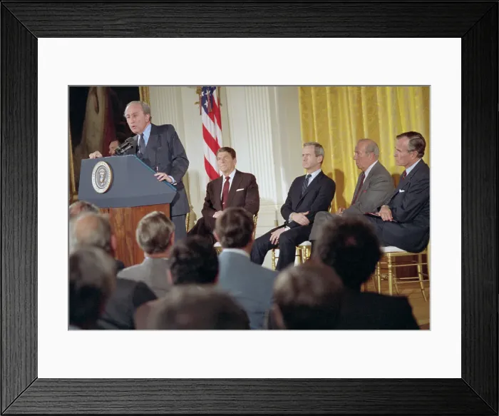 Framed Print : Max Kampelman Addressing Members of Congress Framed Print : Max Kampelman Addressing Members of Congress