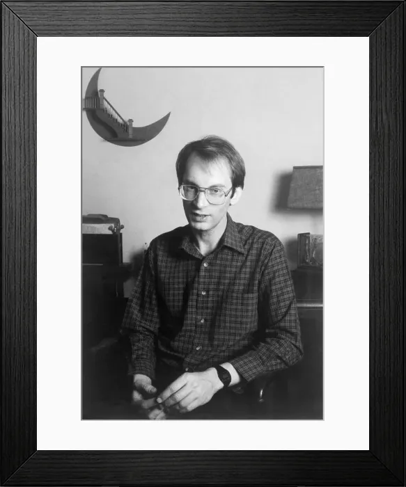 Framed Print : Bernhard Goetz in His Home