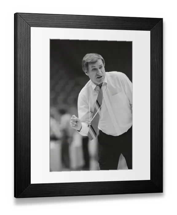 Framed Print : Dean Smith Clapping Hands Framed Print : Dean Smith Clapping Hands