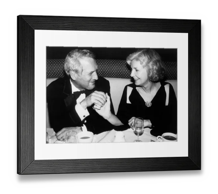Framed Print : Paul Newman and Wife Joanne Woodward Framed Print : Paul Newman and Wife Joanne Woodward