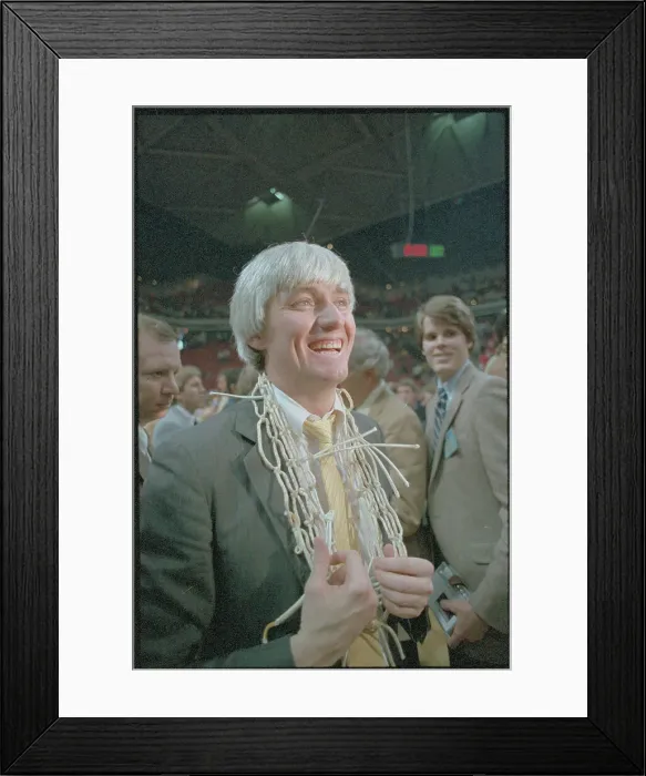 Framed Print : Bobby Cremins Celebrating