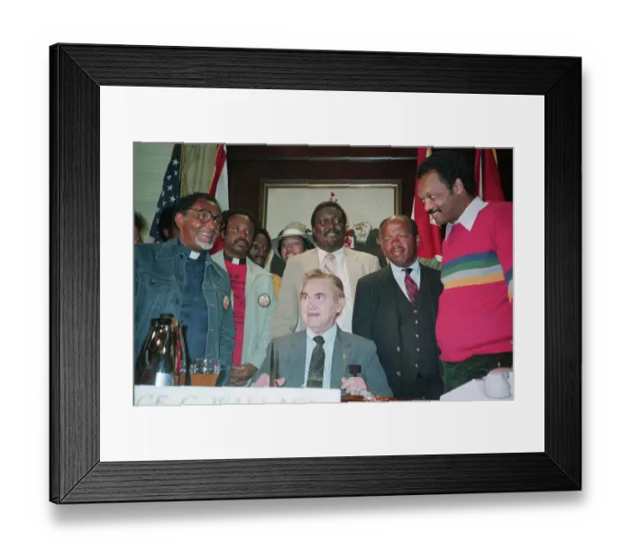Framed Print : Civil Rights Leaders Meet In Selma, Al Framed Print : Civil Rights Leaders Meet In Selma, Al