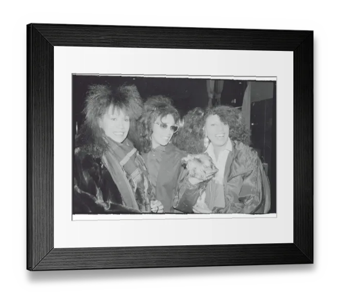 Framed Print : The Pointer Sisters Posing Together