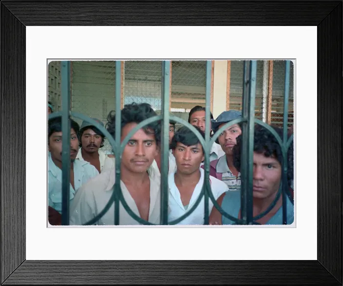 Framed Print : Faces of Detained Youth at Nicaragua Detention Center Framed Print : Faces of Detained Youth at Nicaragua Detention Center