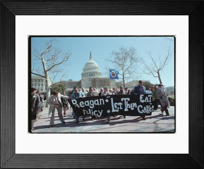 Framed Print : Farmers Demonstrate In Washington, Dc Framed Print : Farmers Demonstrate In Washington, Dc