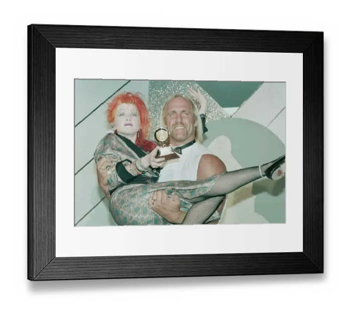 Framed Print : Princess of Pop Music Cyndi Lauper
