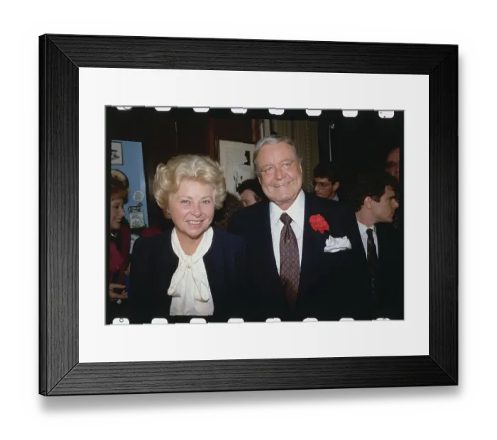Framed Print : Portrait of Comedian Jackie Gleason and Wife at Gathering Framed Print : Portrait of Comedian Jackie Gleason and Wife at Gathering