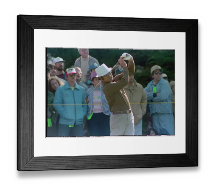 Framed Print : Professional Golfer Kikuo Arai in Driving Action Framed Print : Professional Golfer Kikuo Arai in Driving Action