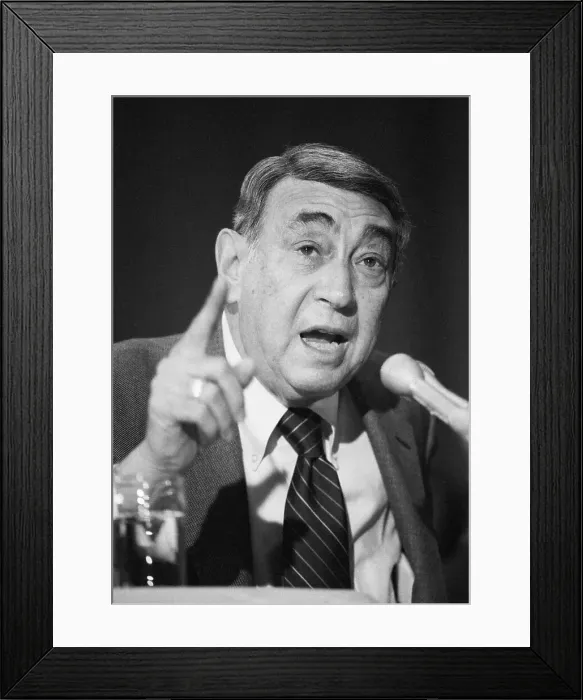 Framed Print : Howard Cosell Testifying Before Committee