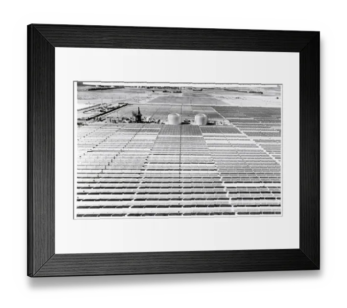 Framed Print : Solar Electric Power Plant Framed Print : Solar Electric Power Plant