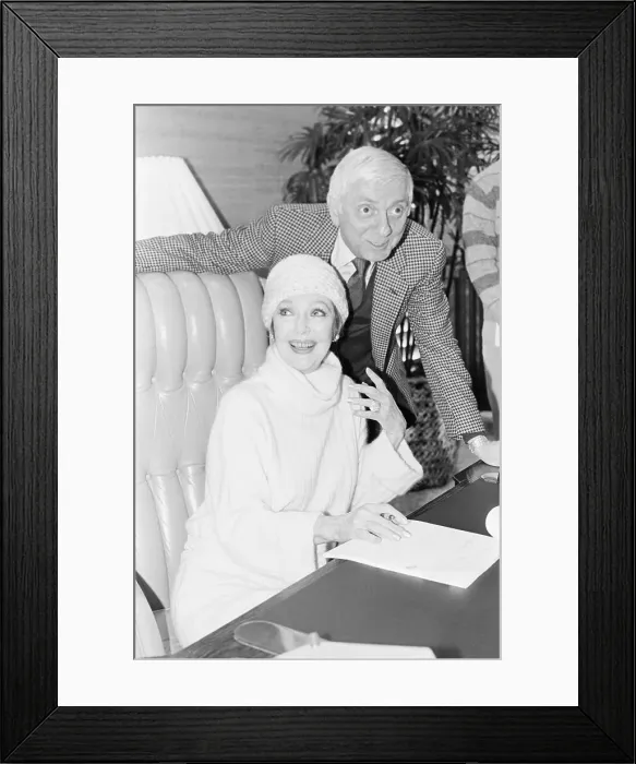 Framed Print : Actress Loretta Young with Producer Aaron Spelling Framed Print : Actress Loretta Young with Producer Aaron Spelling