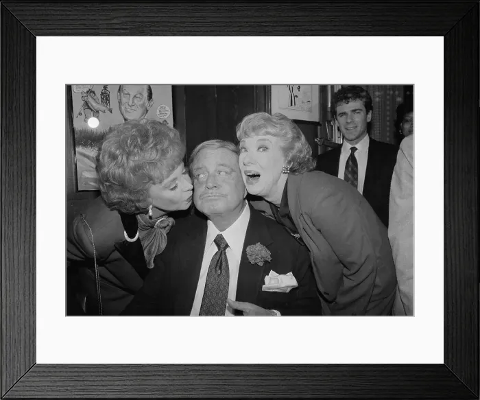 Framed Print : Women Kissing Jackie Gleason Framed Print : Women Kissing Jackie Gleason