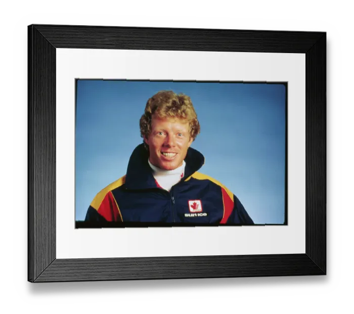Framed Print : Portrait of Canadian World Class Alpine Skier Todd Brooker Framed Print : Portrait of Canadian World Class Alpine Skier Todd Brooker