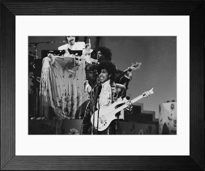 Framed Print : Prince Performing at American Music Awards Framed Print : Prince Performing at American Music Awards