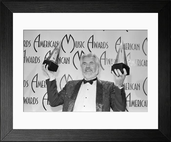 Framed Print : Kenny Rogers at Awards Show Framed Print : Kenny Rogers at Awards Show