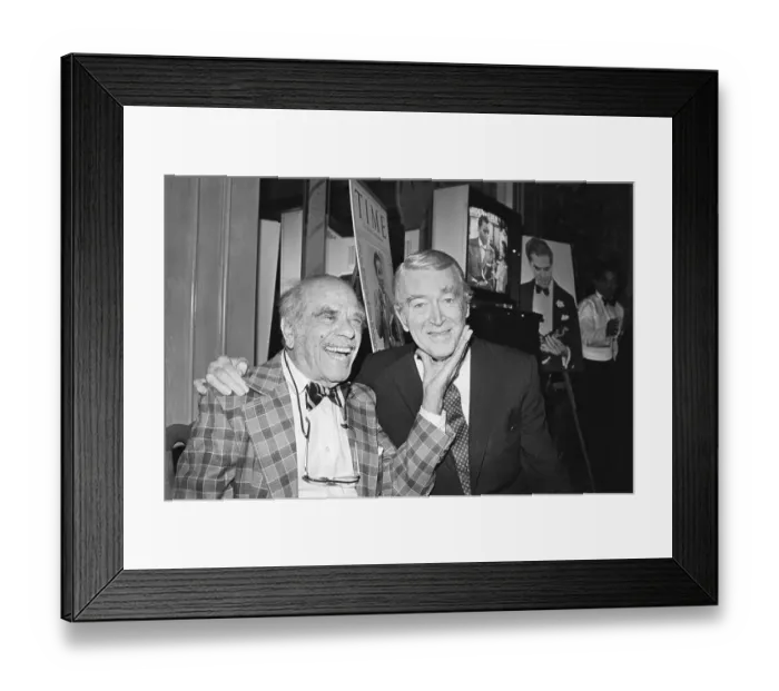 Framed Print : Frank Capra and Jimmy Stewart Framed Print : Frank Capra and Jimmy Stewart