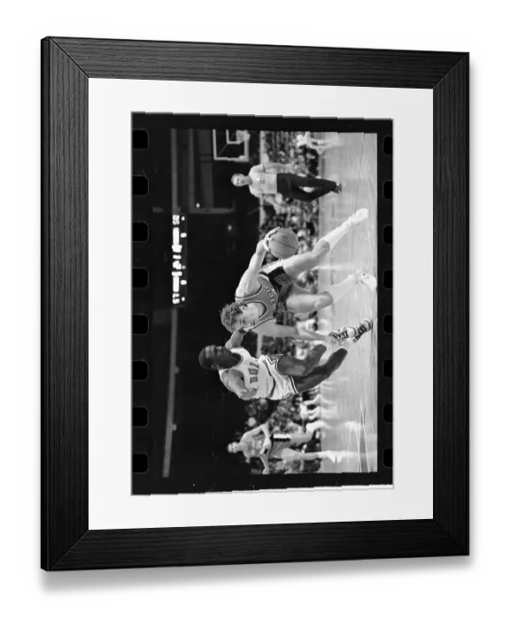 Framed Print : Jim Paxson Trying to Score by Michael Jordan Framed Print : Jim Paxson Trying to Score by Michael Jordan