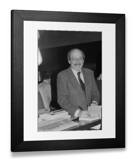 Framed Print : E.L. Doctorow Autographs His Book Framed Print : E.L. Doctorow Autographs His Book