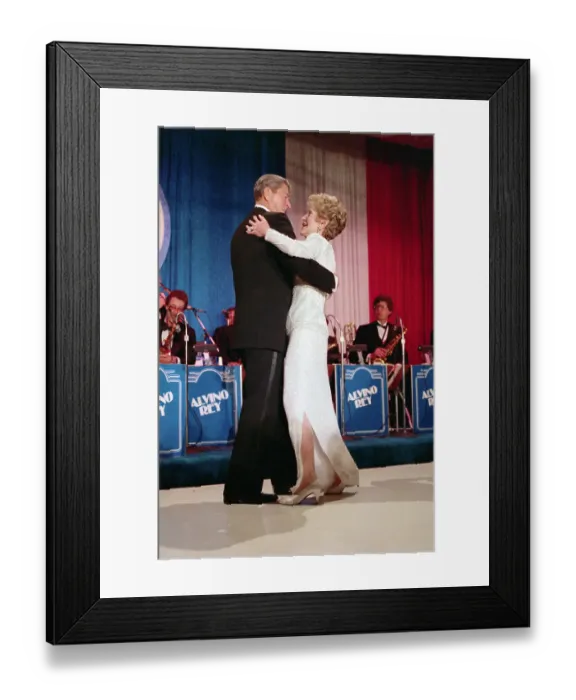 Framed Print : President and nancy Reagan Dancing at the Inaugural Ball Framed Print : President and nancy Reagan Dancing at the Inaugural Ball
