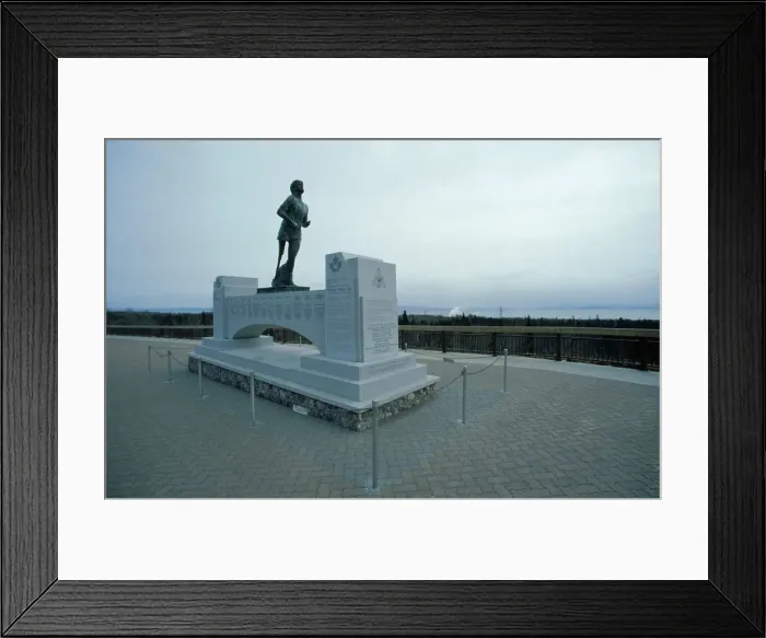 Framed Print : Statue Dedicated to Marathon Runner Terry Fox Framed Print : Statue Dedicated to Marathon Runner Terry Fox