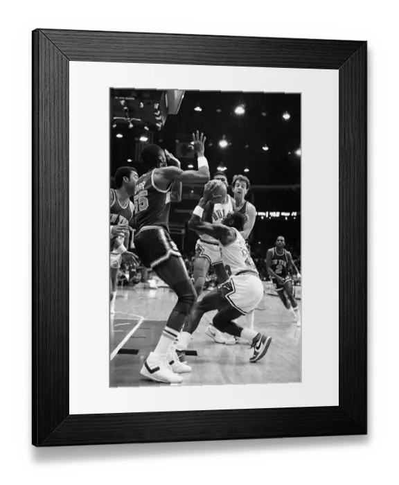 Framed Print : Michael Jordan Playing Against New York Knicks Framed Print : Michael Jordan Playing Against New York Knicks