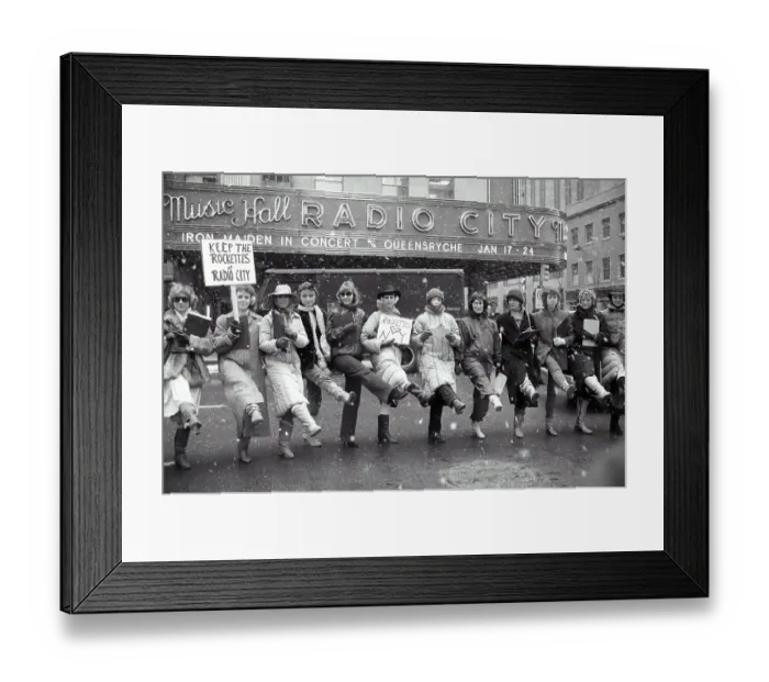 Framed Print : Rockettes Demonstrate at Radio City Music Hall Framed Print : Rockettes Demonstrate at Radio City Music Hall